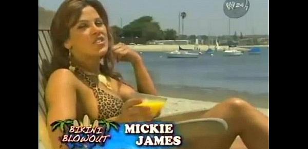  Mickie James Bikini Blowout